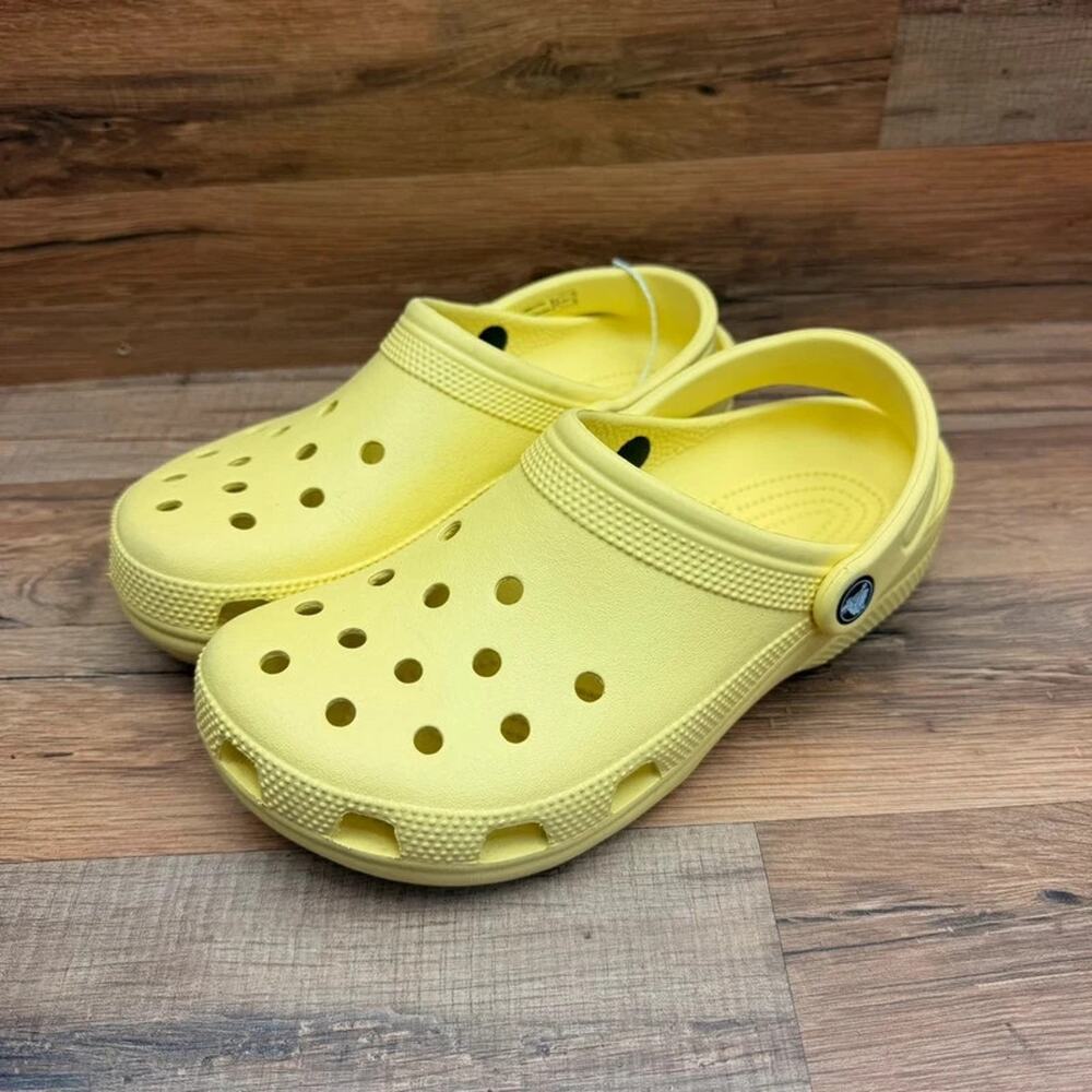 Crocs Yellow Size M6 W8 Casual Clog Shoes